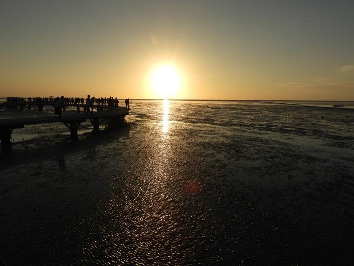 夕陽來了