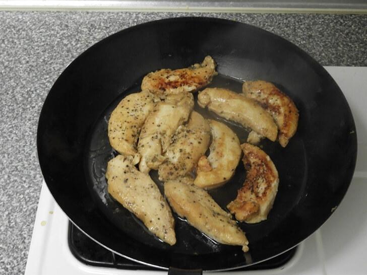 翻面立即看到里肌肉焦香處