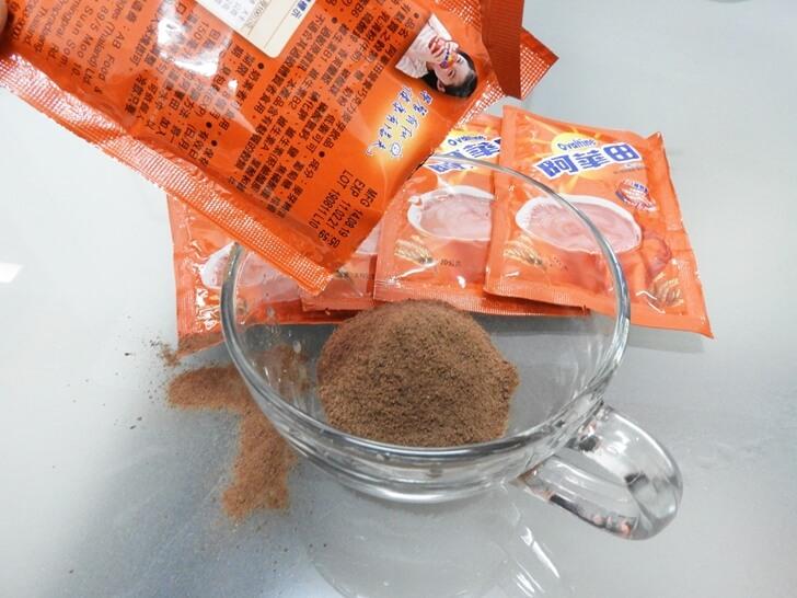 撕開一包準備沖泡