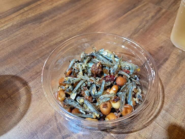 小魚乾花生