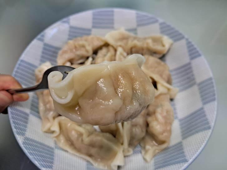 義美鴻運蝦仁水餃特寫