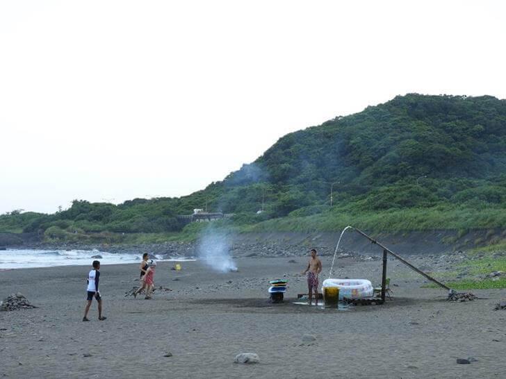 大溪蜜月灣的沙灘