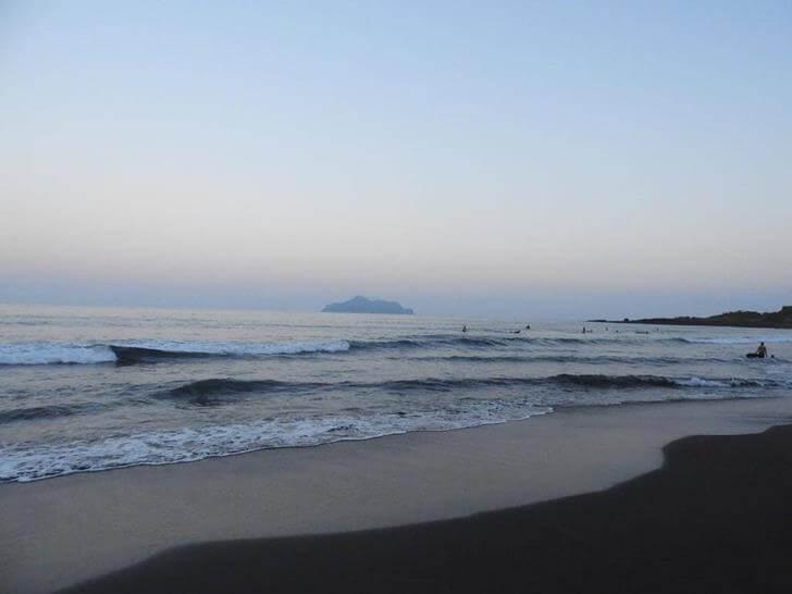 夕陽後的彩霞