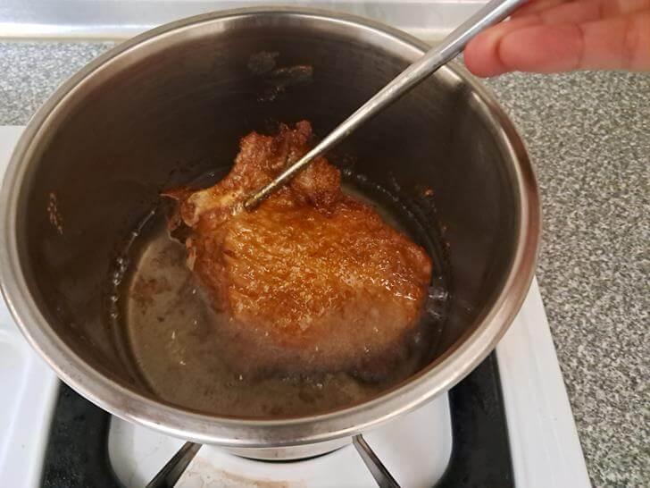 炸排骨的味道有夠香